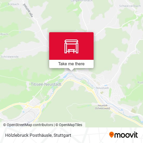 Hölzlebruck Posthäusle map