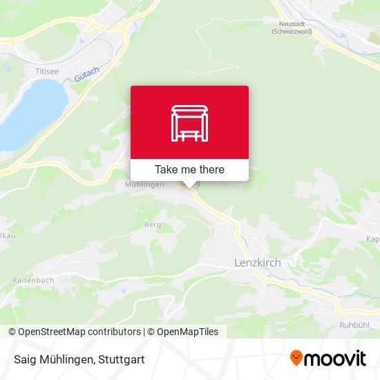 Карта Saig Mühlingen