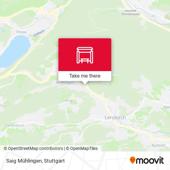 Карта Saig Mühlingen