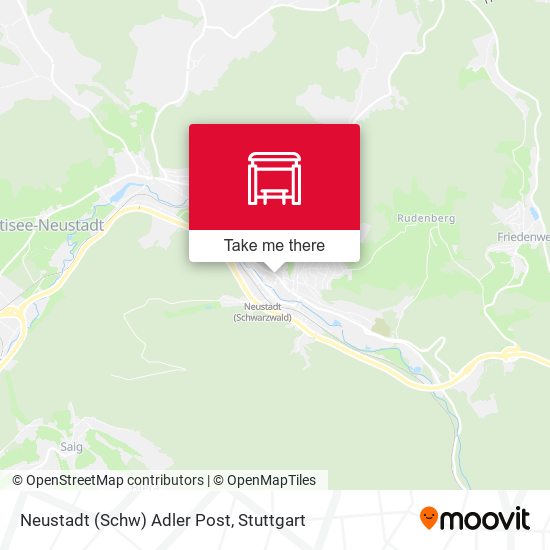 Карта Neustadt (Schw) Adler Post