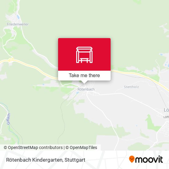 Rötenbach Kindergarten map