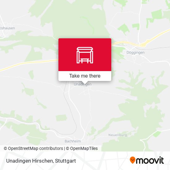 Карта Unadingen Hirschen