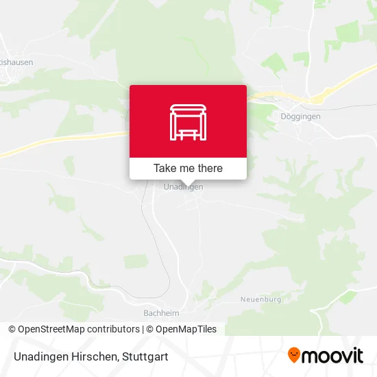 Карта Unadingen Hirschen