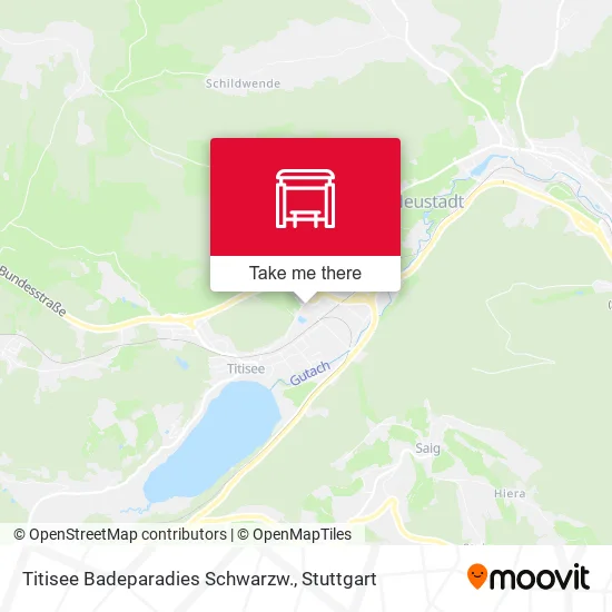 Карта Titisee Badeparadies Schwarzw.
