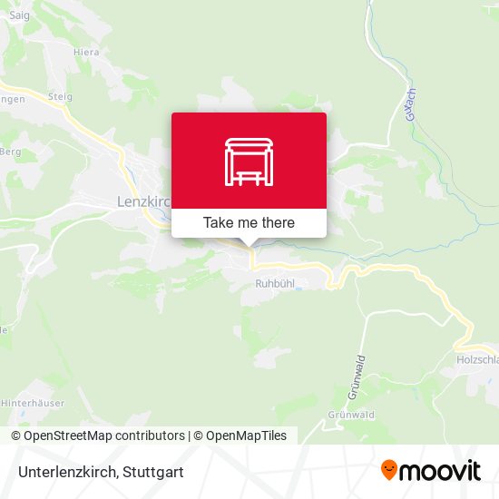 Карта Unterlenzkirch