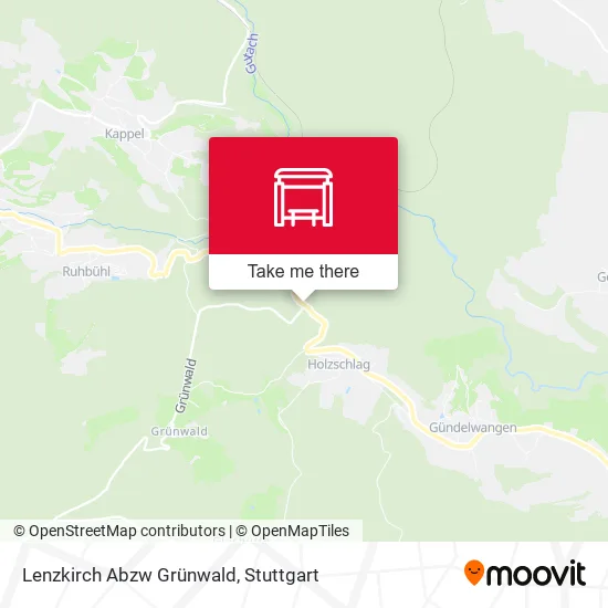 Карта Lenzkirch Abzw Grünwald