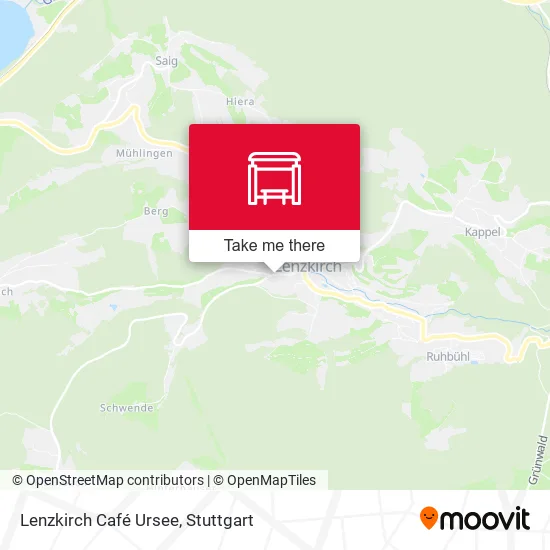 Карта Lenzkirch Café Ursee