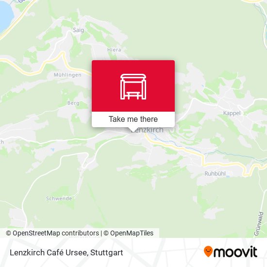 Lenzkirch Café Ursee map