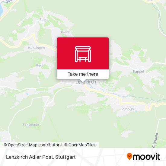 Карта Lenzkirch Adler Post
