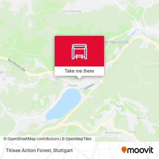 Карта Titisee Action Forest