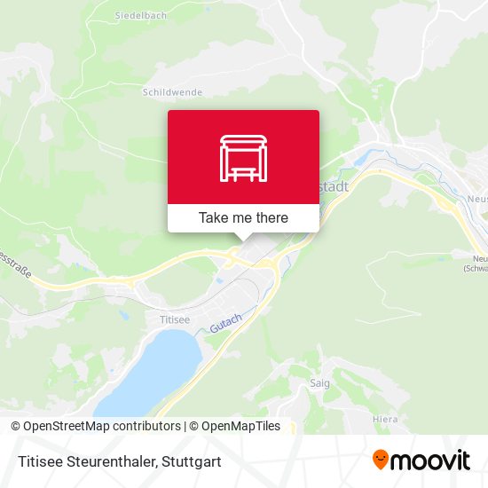 Titisee Steurenthaler map