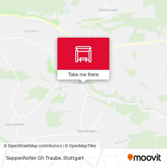 Seppenhofen Gh Traube map