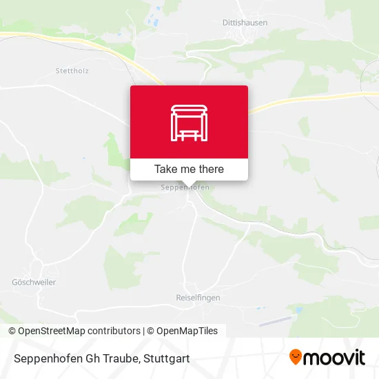 Карта Seppenhofen Gh Traube