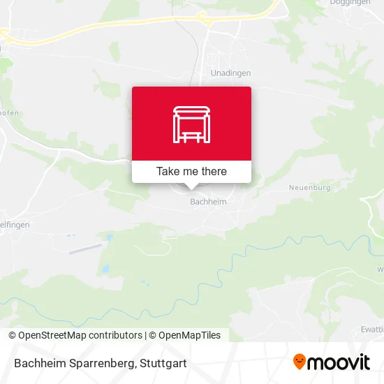 Карта Bachheim Sparrenberg