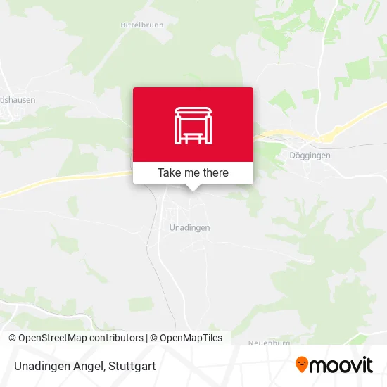 Карта Unadingen Angel