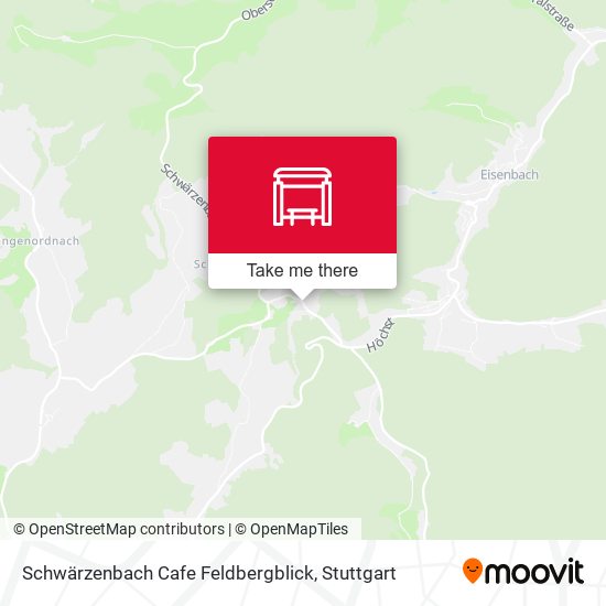 Schwärzenbach Cafe Feldbergblick map