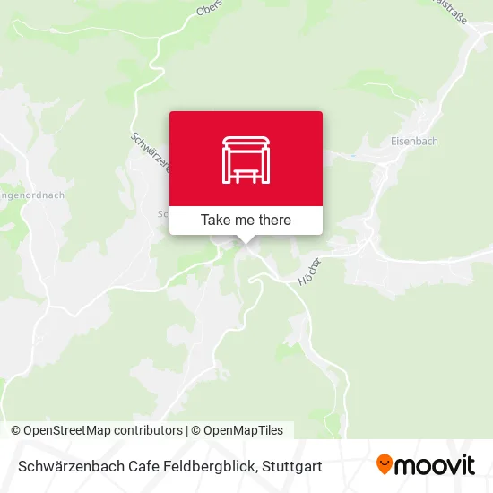 Карта Schwärzenbach Cafe Feldbergblick