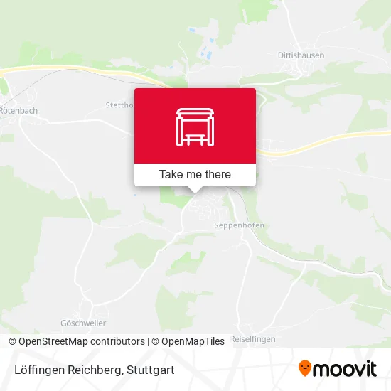 Карта Löffingen Reichberg