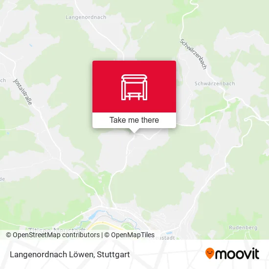 Карта Langenordnach Löwen
