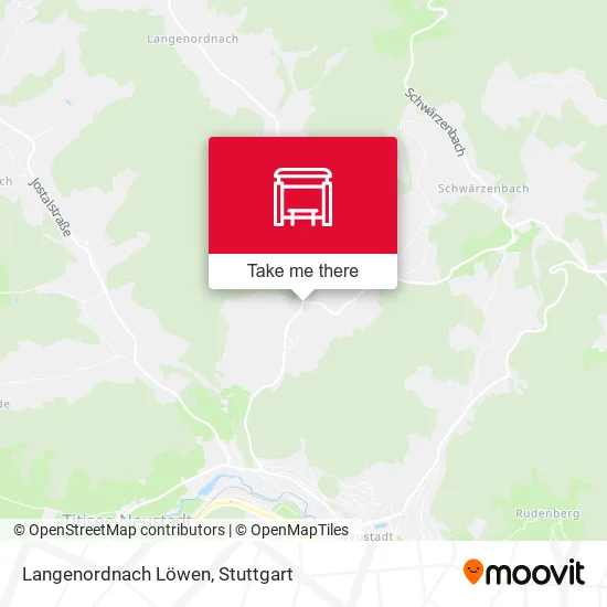 Карта Langenordnach Löwen