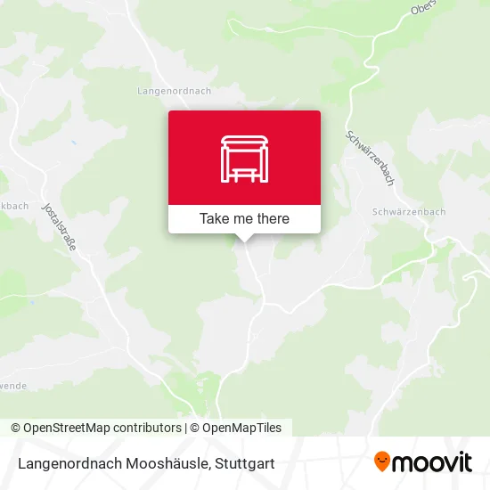 Карта Langenordnach Mooshäusle