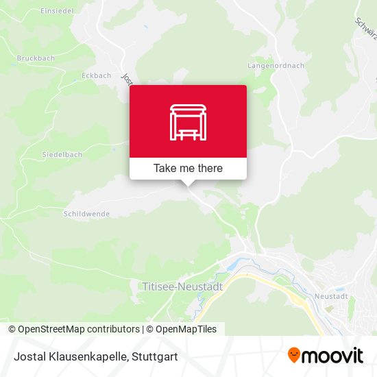 Jostal Klausenkapelle map
