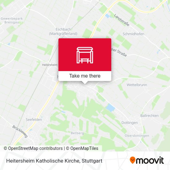 Карта Heitersheim Katholische Kirche