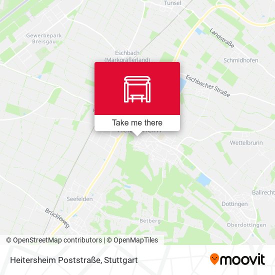 Карта Heitersheim Poststraße