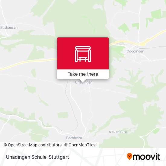 Unadingen Schule map