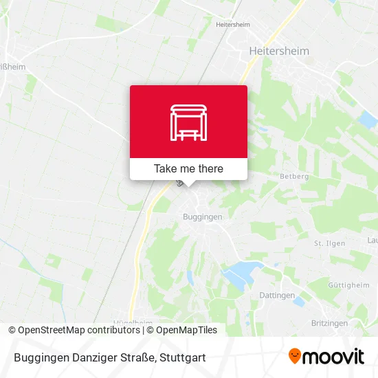 Карта Buggingen Danziger Straße