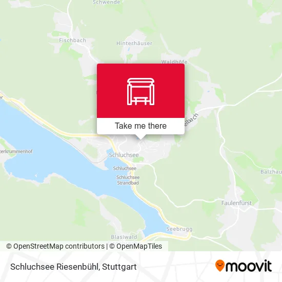 Карта Schluchsee Riesenbühl