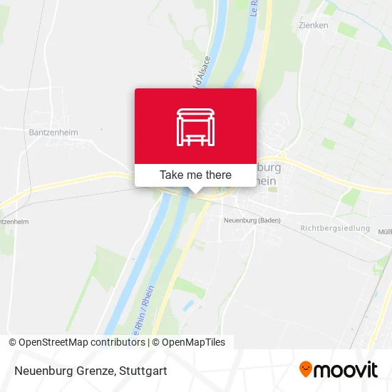 Карта Neuenburg Grenze