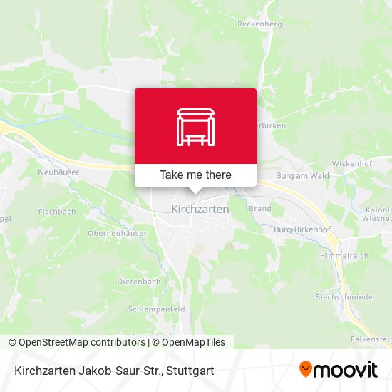Kirchzarten Jakob-Saur-Str. map