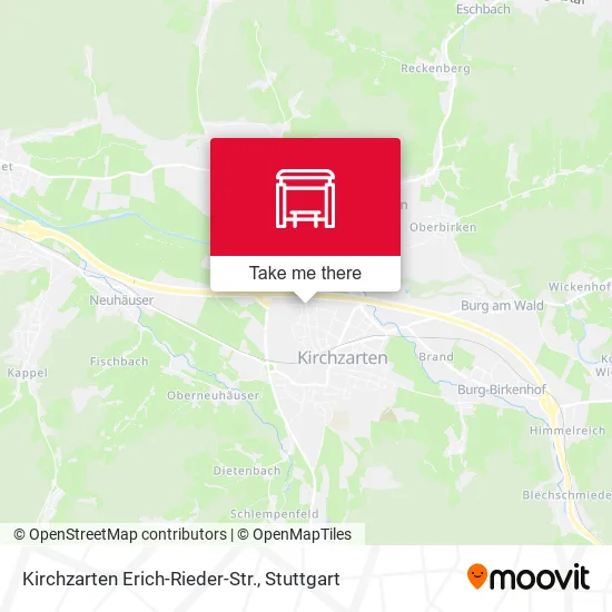 Карта Kirchzarten Erich-Rieder-Str.