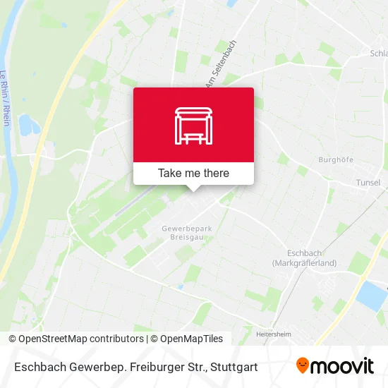 Карта Eschbach Gewerbep. Freiburger Str.