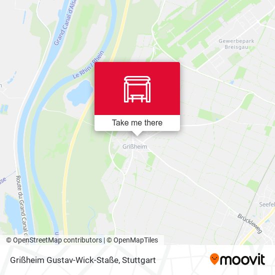 Grißheim Gustav-Wick-Staße map