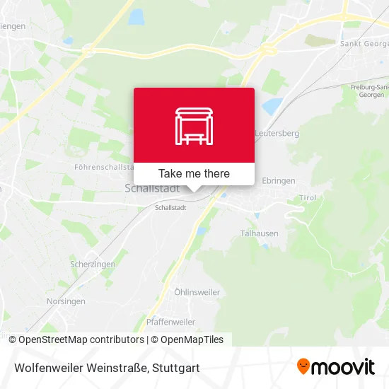 Карта Wolfenweiler Weinstraße