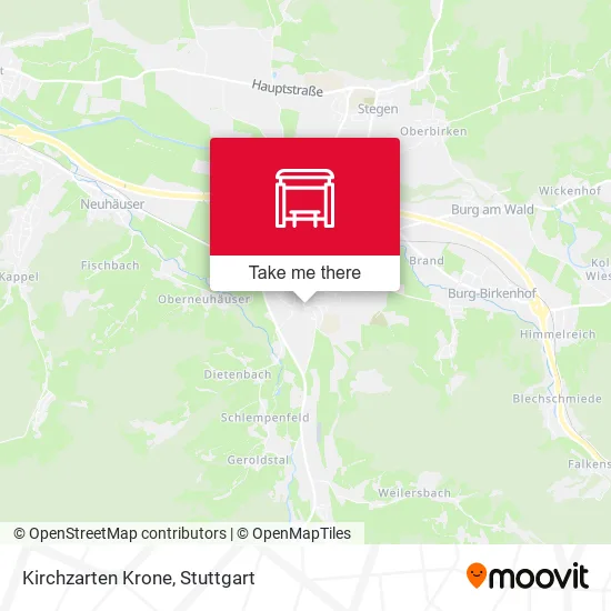 Карта Kirchzarten Krone
