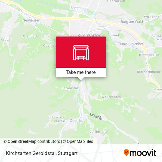 Карта Kirchzarten Geroldstal