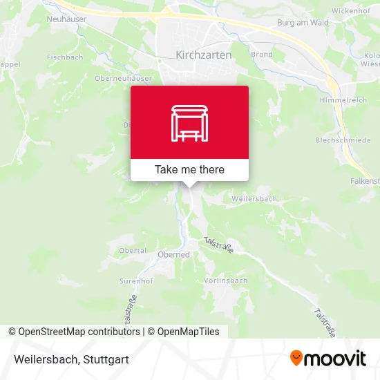 Weilersbach map