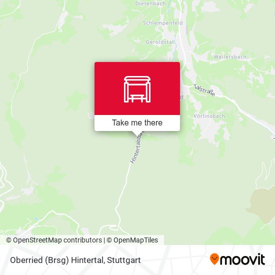 Карта Oberried (Brsg) Hintertal