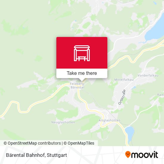 Bärental Bahnhof map
