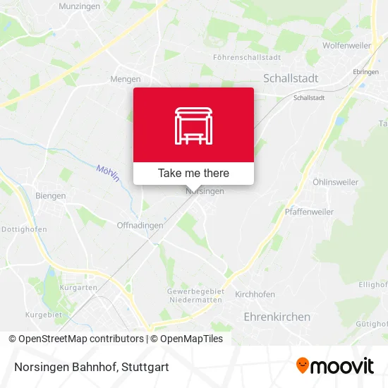 Карта Norsingen Bahnhof
