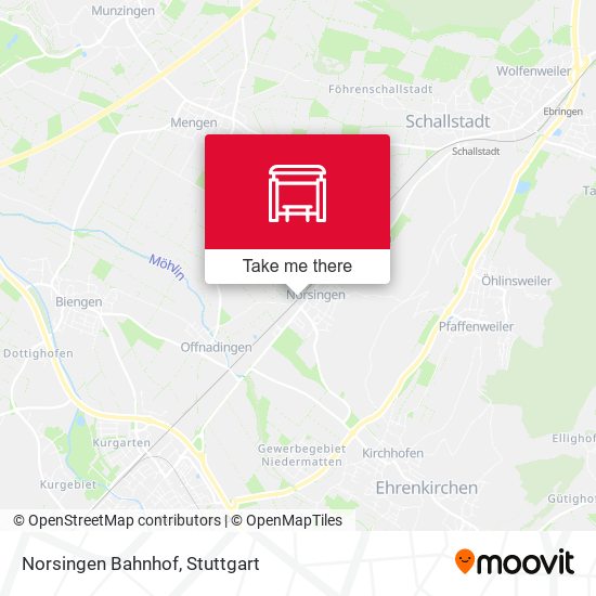 Карта Norsingen Bahnhof