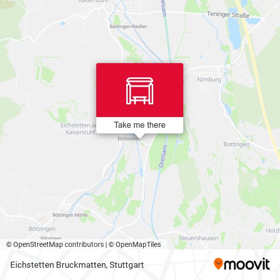 Eichstetten Bruckmatten map