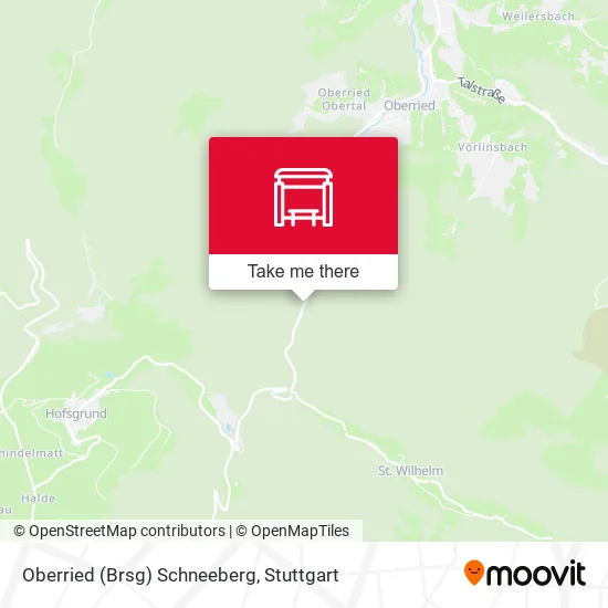 Карта Oberried (Brsg) Schneeberg