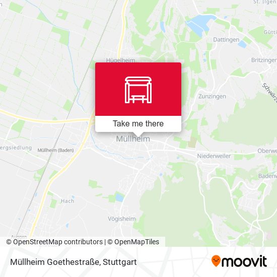 Карта Müllheim Goethestraße