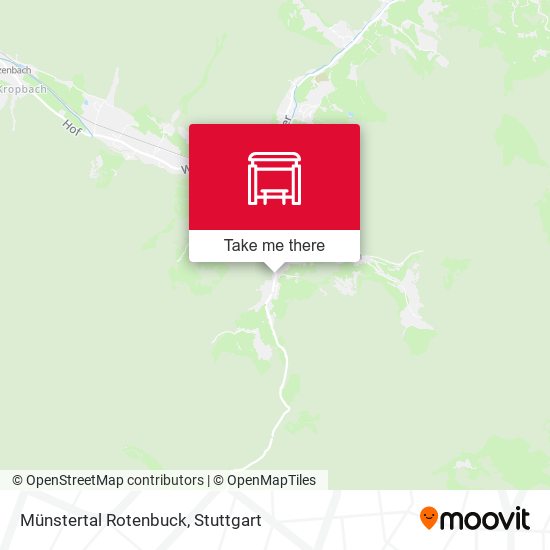 Münstertal Rotenbuck map