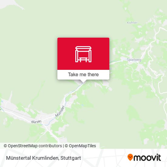 Münstertal Krumlinden map