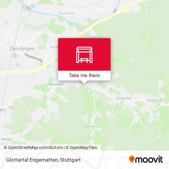 Карта Glottertal Engematten